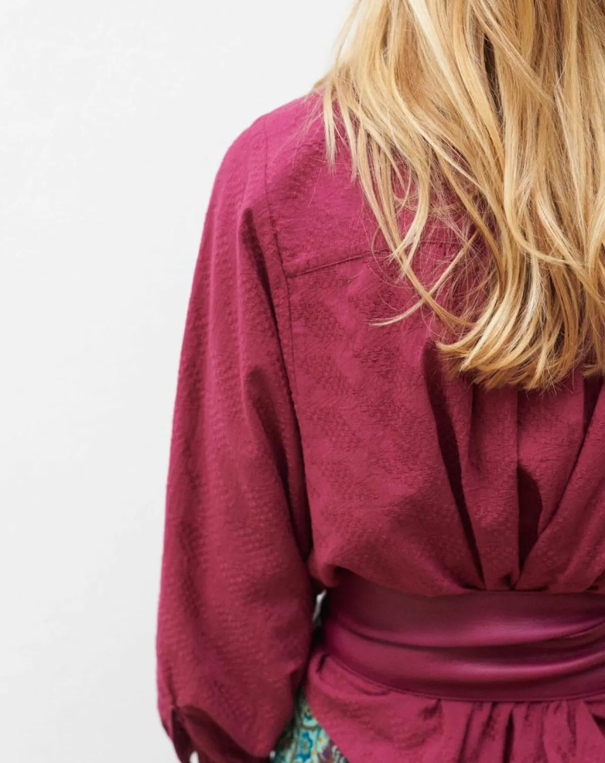Caroll Tops Et Blouses|Blouse Célestine à borderies beaujolais
