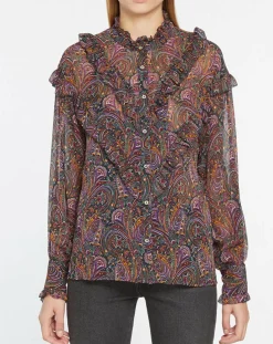 Pepe Jeans Tops Et Blouses|Blouse imprimée Cachemire multicolore