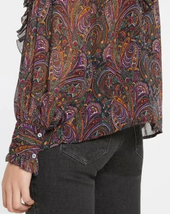 Pepe Jeans Tops Et Blouses|Blouse imprimée Cachemire multicolore