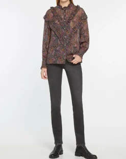 Pepe Jeans Tops Et Blouses|Blouse imprimée Cachemire multicolore