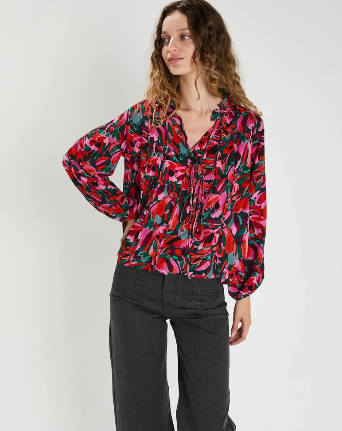 The Korner Tops Et Blouses|Blouse Jeanne multicolore