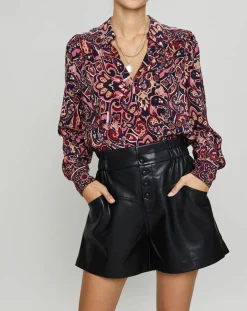 Suncoo Tops Et Blouses|Blouse Latimy imprimée rouge/bleu/rose