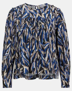 Suncoo Tops Et Blouses|Blouse Loika bleu roi