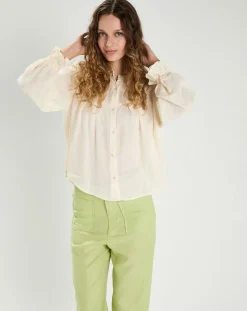 The Korner Tops Et Blouses|Blouse Léonie crème