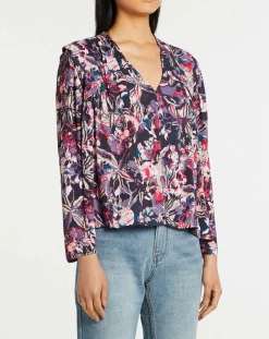 Suncoo Tops Et Blouses|Blouse Lucil rose/violet