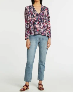 Suncoo Tops Et Blouses|Blouse Lucil rose/violet