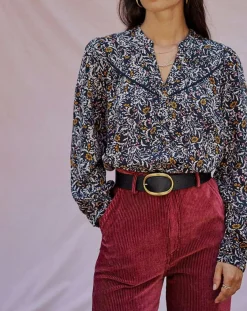 Garance Paris Tops Et Blouses|Blouse Meko marine