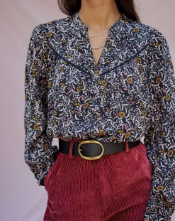 Garance Paris Tops Et Blouses|Blouse Meko marine