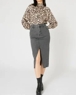 Manoush Tops Et Blouses|Blouse Panthère Coeur léopard