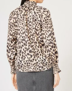 Manoush Tops Et Blouses|Blouse Panthère Coeur léopard
