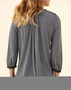 Indies Tops Et Blouses|Blouse Paulette micro carreaux