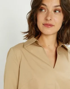 Lauren Vidal Tops Et Blouses|Blouse Pop camel