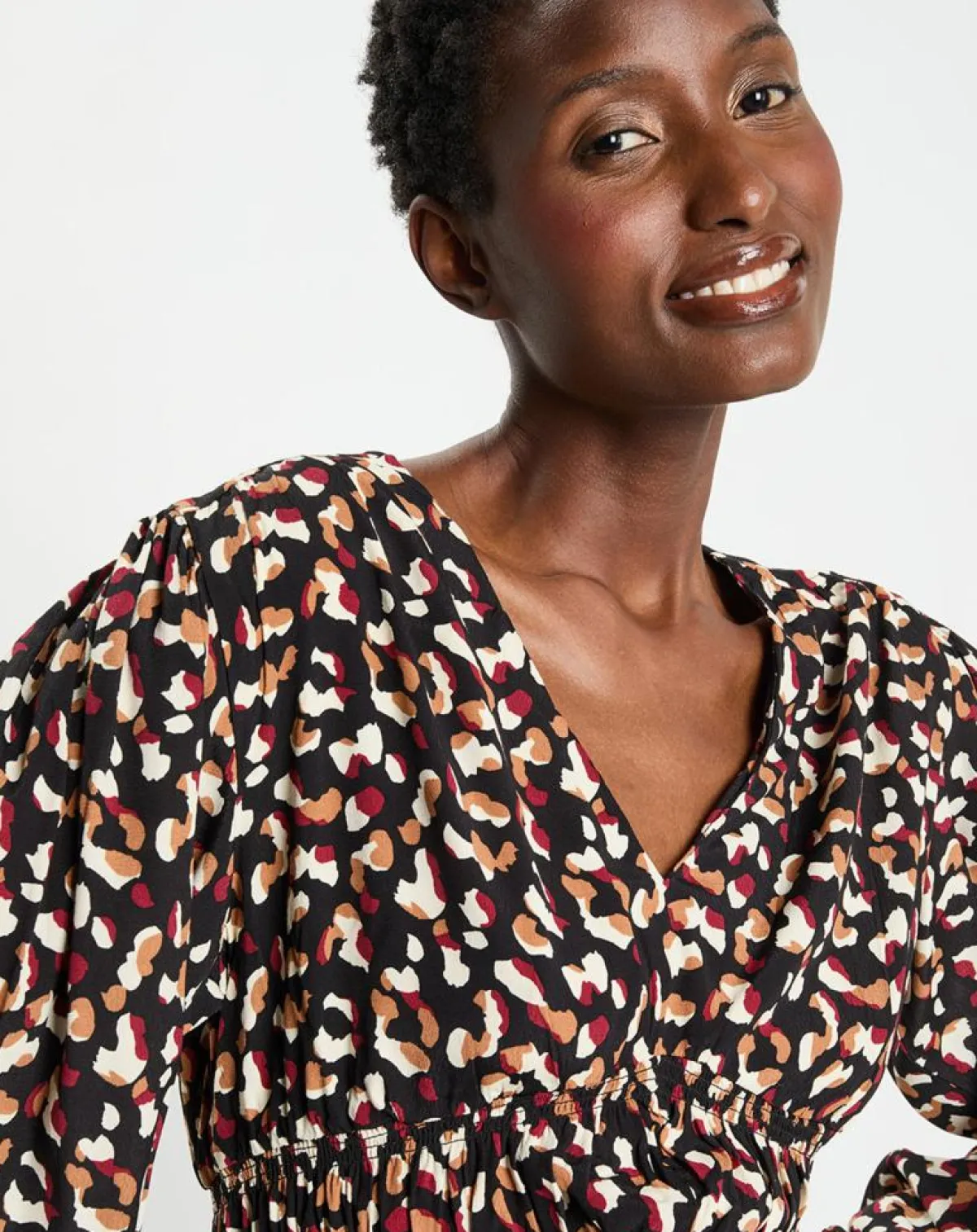 Galeries Lafayette Tops Et Blouses|Blouse Print Traviata 2 noir/rouge