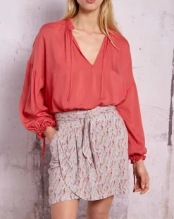 Swildens Tops Et Blouses|Blouse Qelly pamplemousse