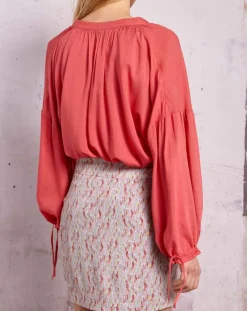 Swildens Tops Et Blouses|Blouse Qelly pamplemousse