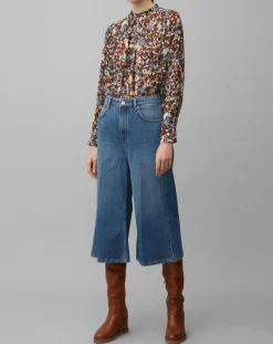 Marc O'Polo Tops Et Blouses|Blouse Romantique Fleur marron/multicolore