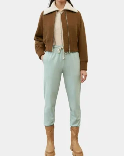 Marc O'Polo Vestes, Blousons|Blouson en Laine mélangée Cropped marron