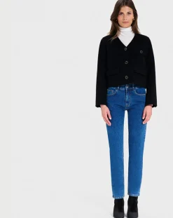 Zapa Vestes, Blousons|Blouson en Laine mélangée Vio noir