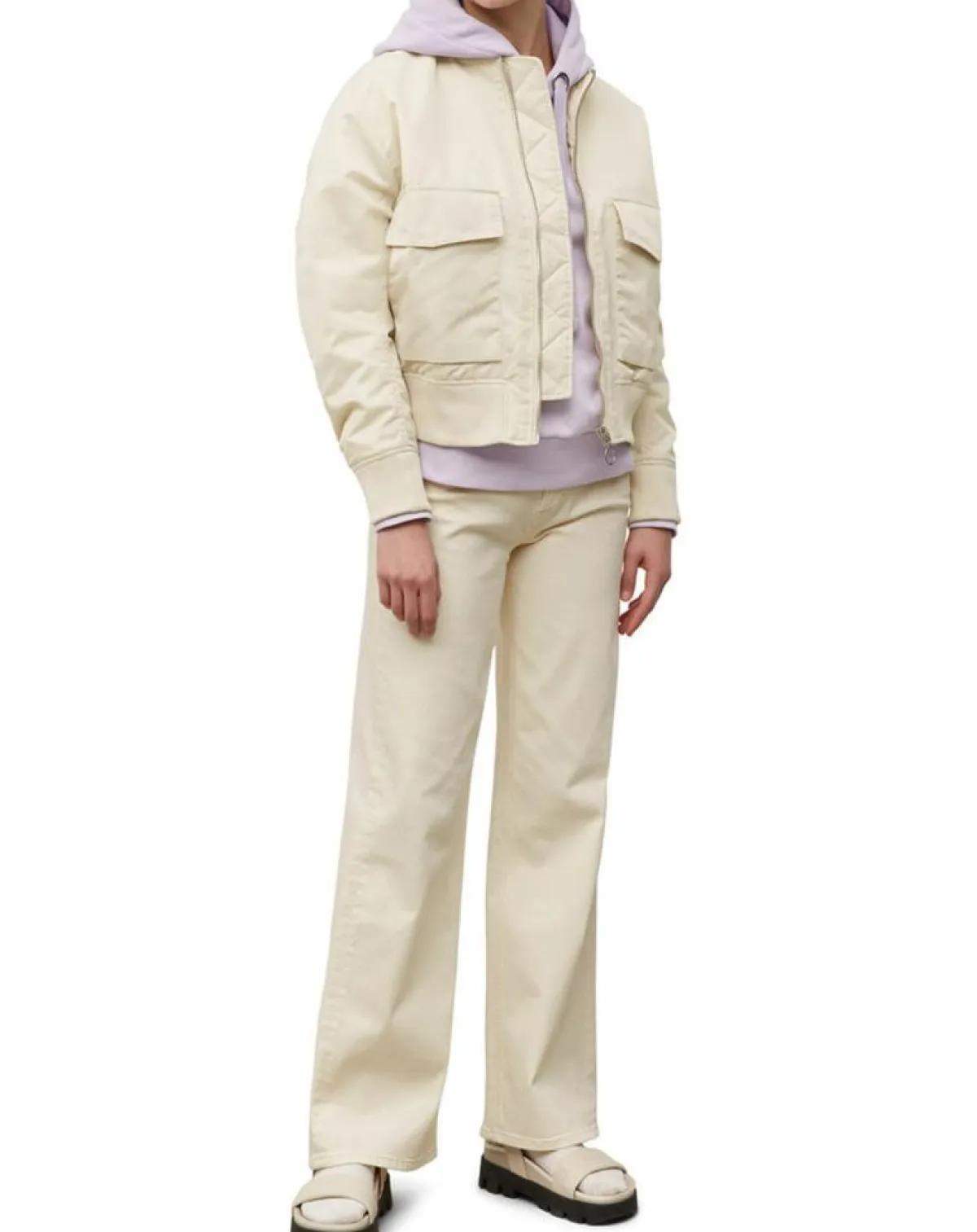 Marc O'Polo Vestes, Blousons|Blouson Patch Logo beige