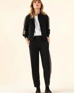 Indies Vestes, Blousons|Blouson Wild noir/tweed