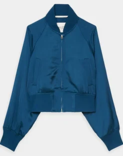 Marc O'Polo Vestes, Blousons|Bomber Aviateur bleu