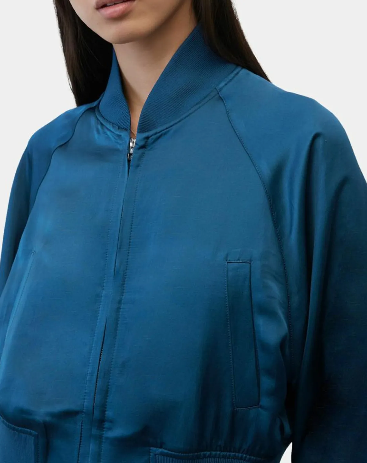 Marc O'Polo Vestes, Blousons|Bomber Aviateur bleu