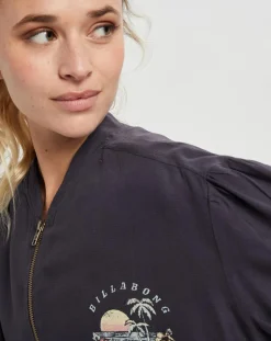 Billabong Vestes, Blousons|Bomber Tropical Summer noir