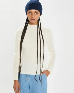 Cashmere Tribu Chapeaux, Bonnets|Bonnet 100% Cachemire Bonny Bleu marine