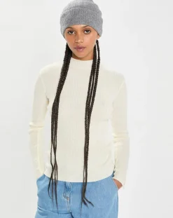 Cashmere Tribu Chapeaux, Bonnets|Bonnet 100% Cachemire maille perle Bonny gris