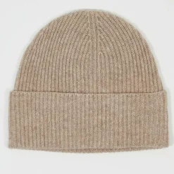 Cashmere Tribu Chapeaux, Bonnets|Bonnet 100% Cachemire maille perle Bonny chestnut
