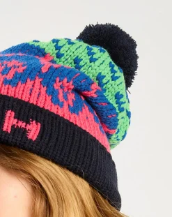 Scotch & Soda Chapeaux, Bonnets|Bonnet de ski rose/bleu/vert