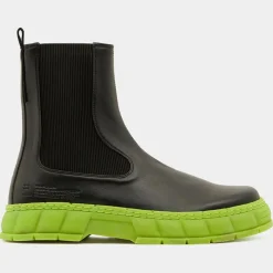 Viron Bottines|Boots appleskin 1997 noir/vert