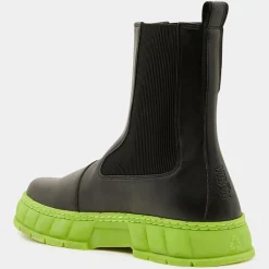 Viron Bottines|Boots appleskin 1997 noir/vert