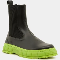 Viron Bottines|Boots appleskin 1997 noir/vert