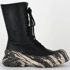 Lofina Bottines|Boots en Cuir 4142 gas noires - Talon : 7cm