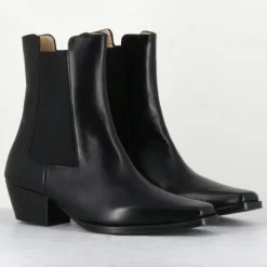 Garrice Lab Bottines|Boots en Cuir 1695 texas noires