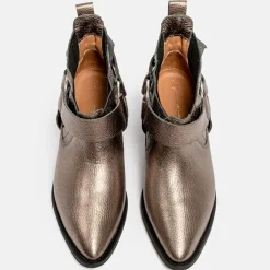 L37 Bottines|Boots en Cuir Ain't The Same platine