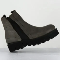 Garrice Lab Bottines|Boots en Cuir chilo gris taupe