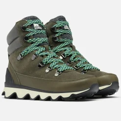 Sorel Bottines|Boots en Cuir imperméables Kinetic™ Conquest vertes