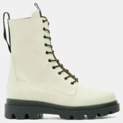 Flattered Bottines|Boots en Cuir Lovi écrues