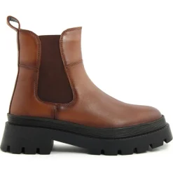 Lab78 Bottines|Boots en Cuir Olivia cognac