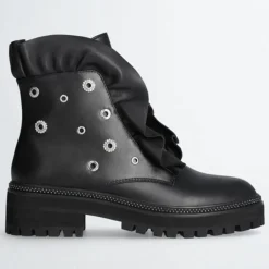 Liu-Jo Bottines|Boots en Cuir Pink noires