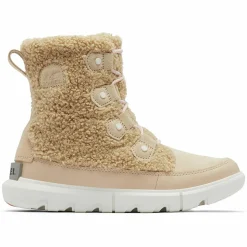 Sorel Bottines|Boots en fausse fourrure doublure polaire Explorer II beiges