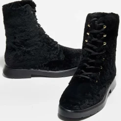 Stuart Weitzman Bottines|Boots en Peau de Mouton McKenzee Chill noires
