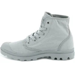 Palladium Bottines|Boots en Toile Pampa Hi grises