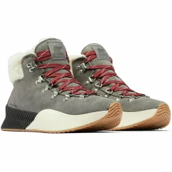 Sorel Bottines|Boots en Velours de Cuir doublure polaire Out N About III grises