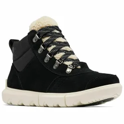 Sorel Bottines|Boots en Velours de Cuir Explorer Next noires