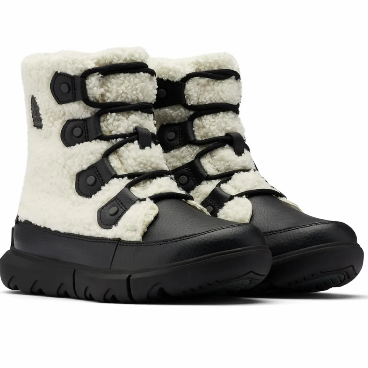 Sorel Bottines|Boots fourrées imperméables Explorer™ II Joan Cozy blanc/noir