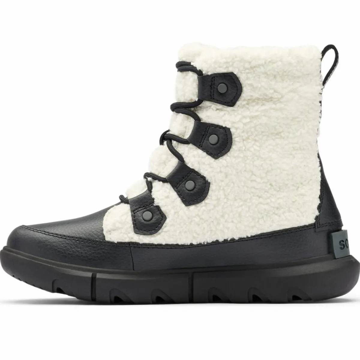 Sorel Bottines|Boots fourrées imperméables Explorer™ II Joan Cozy blanc/noir