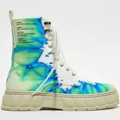 Viron Bottines|Boots recyclées 1992 vert/bleu